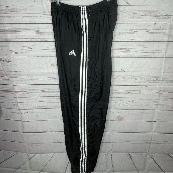 adidas Pants Adidas Pants Xl Black White Break Away Side Snap